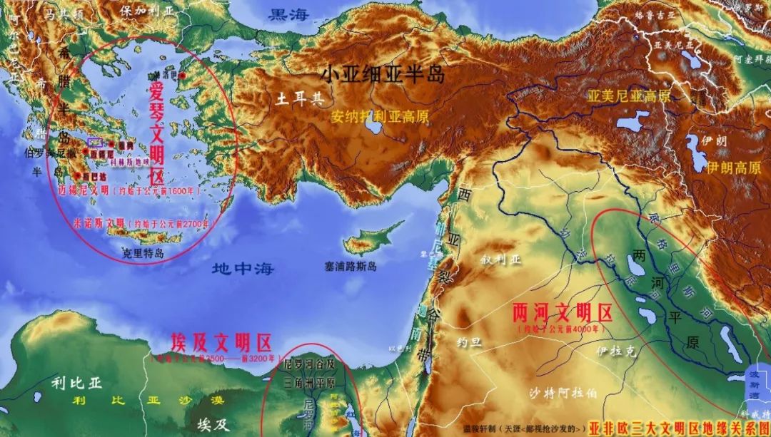 欧洲系列  —  地中海三大文明地缘关系